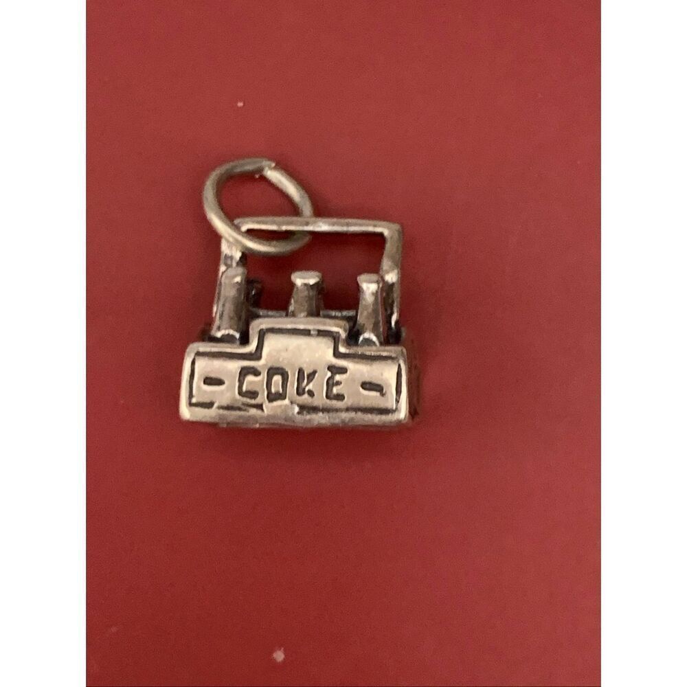 6 Pack of Soda Bottles Sterling Silver Jewelry Charm #drinks #souvenir